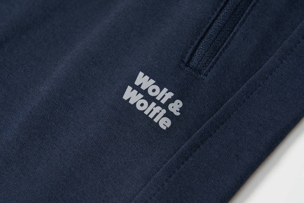 Pánské tepláky Wolf & Wolfie T2675A tmavě modré