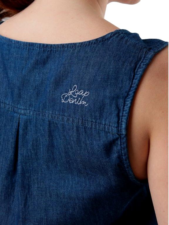 Dámské šaty Loap Neyla odlehčená riflovina