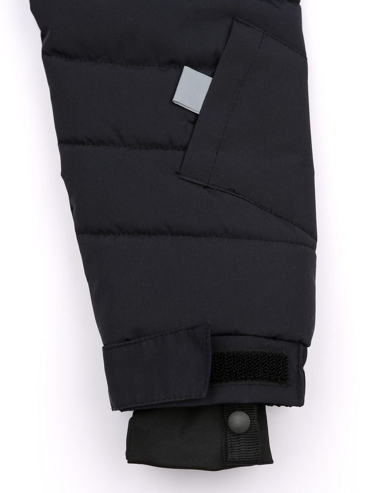 Dívčí lyžařská zimní bunda Loap Fuksie černá s růžovou