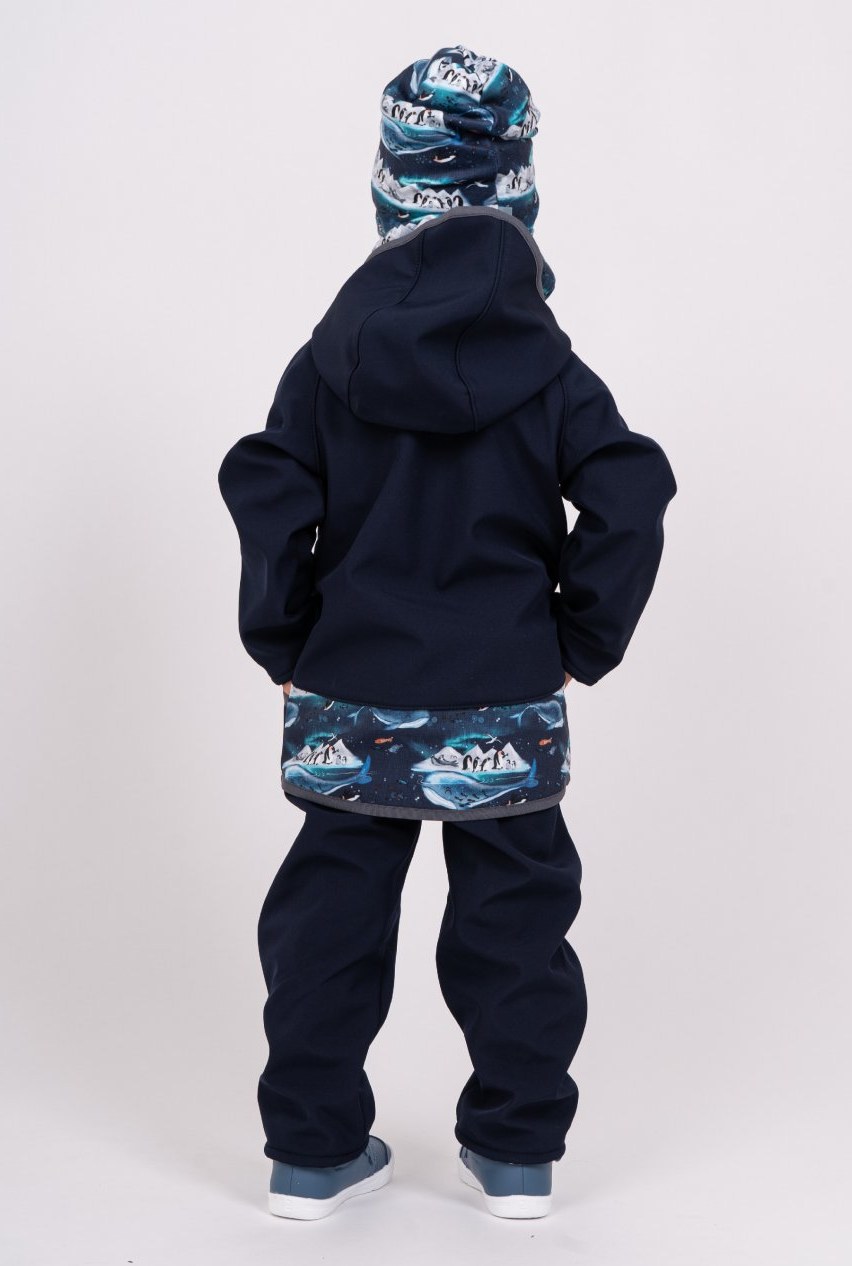 Fleecová čepice Unuo tučňáci