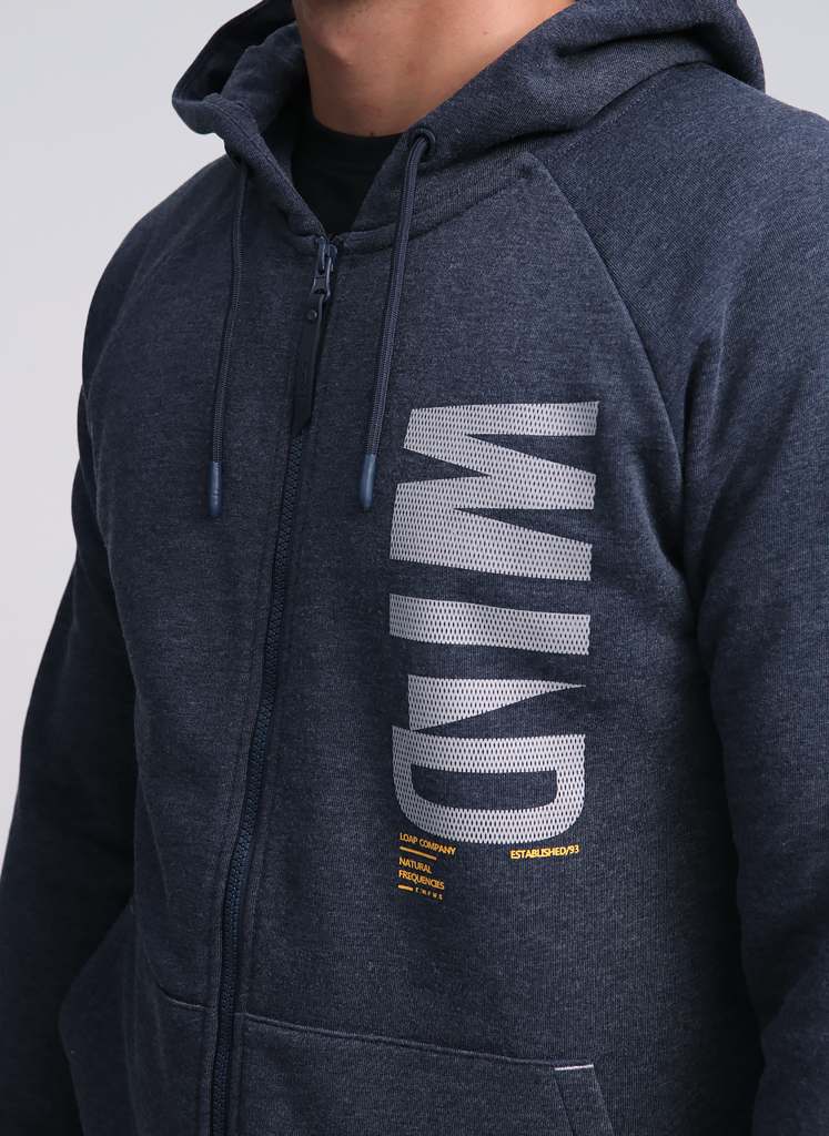 Pánská mikina Loap Edur šedomodrá