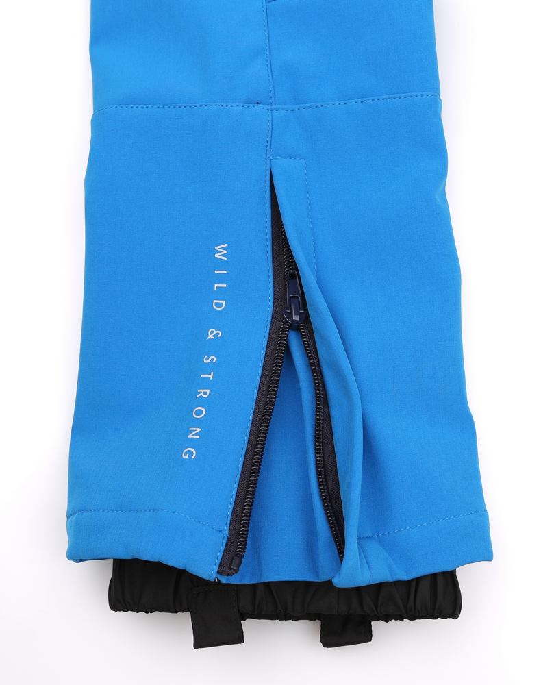 Dětské lyžařské softshellové kalhoty Loap LOVELO modré