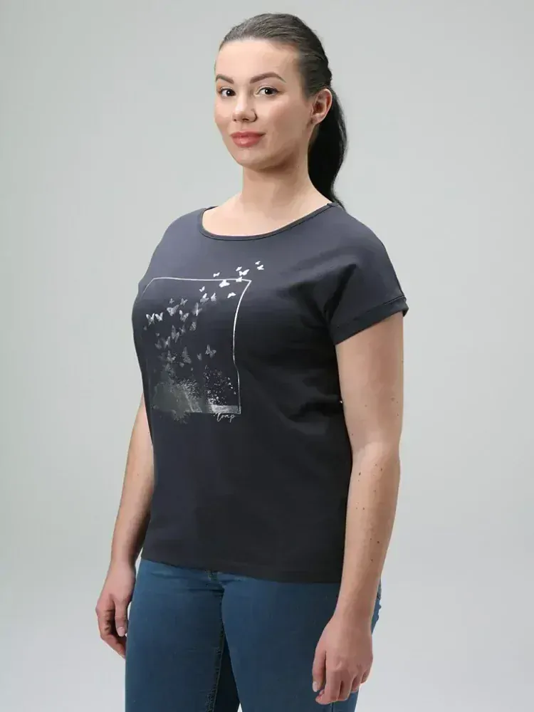 Dámské tričko Loap Bazala tmavě modré