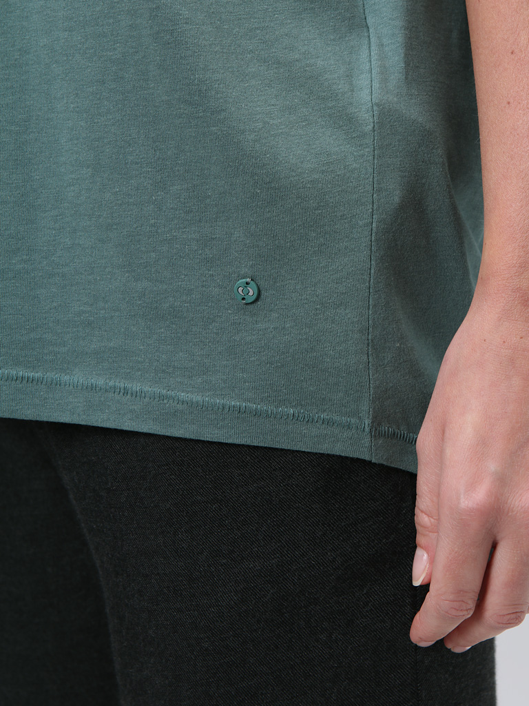 Dámské tričko Loap Asika s peříčky zelené