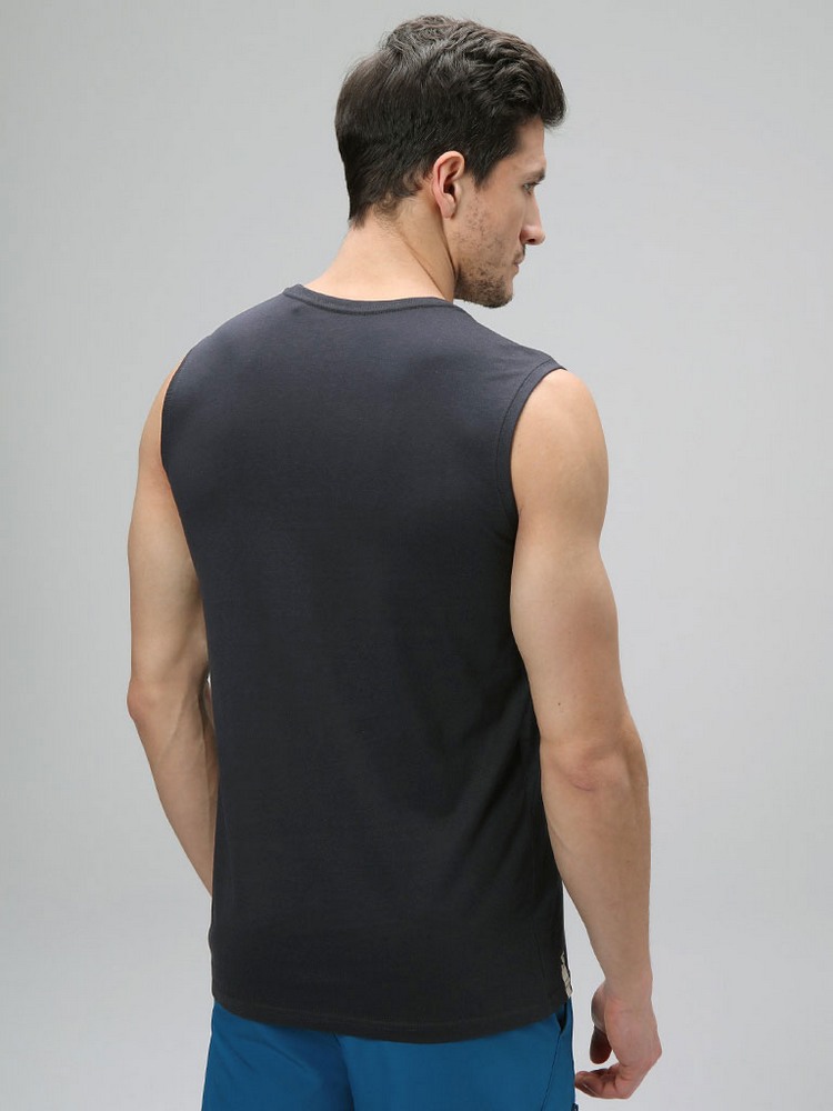 Pánské tílko Loap Bohel šedomodré