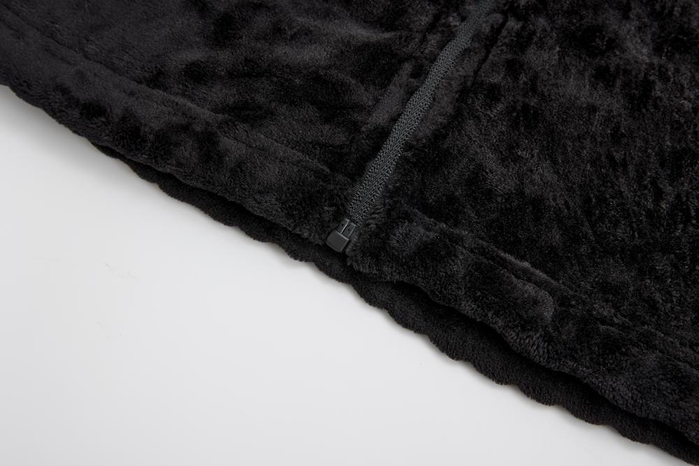 Dámská mikina Wolf B2454 huňatá černá