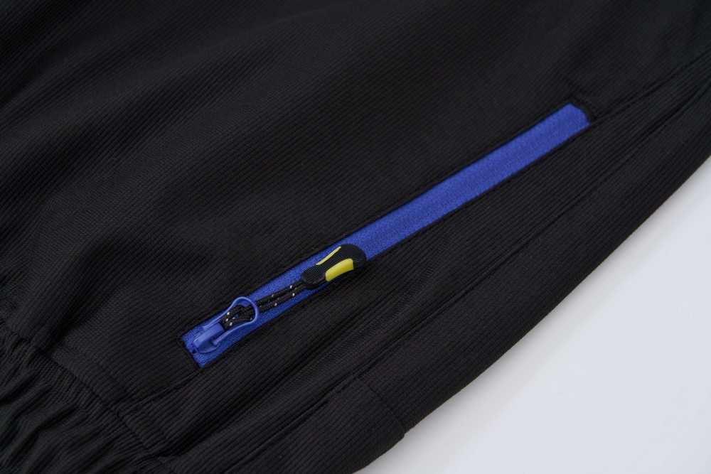 Chlapecké manšestrové kalhoty Wolf T2551 černé s černými zipy