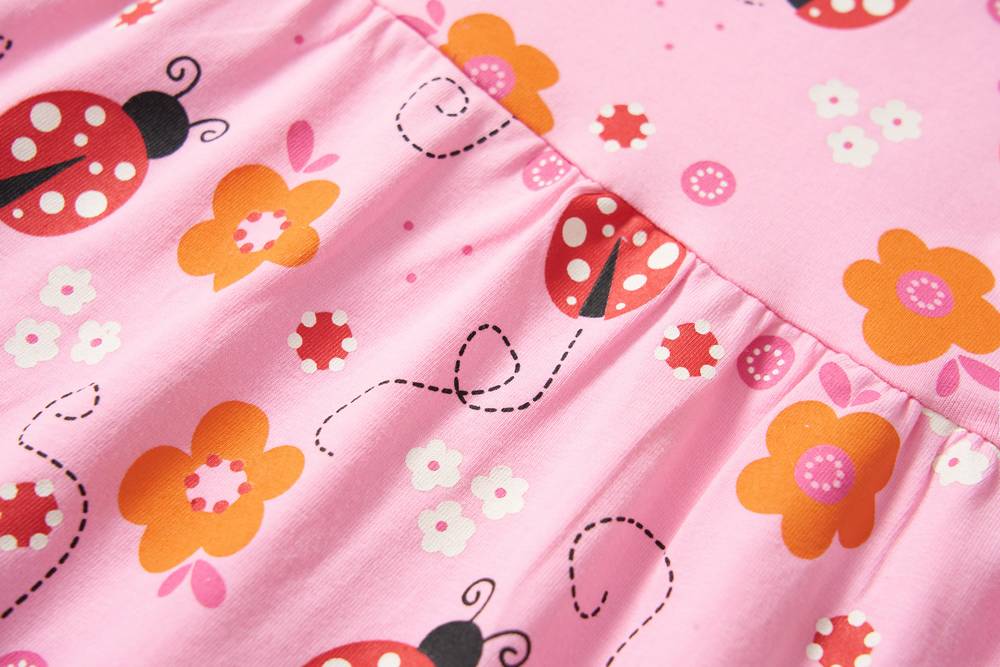 Dívčí šaty Wolf S2514b tmavě růžové 