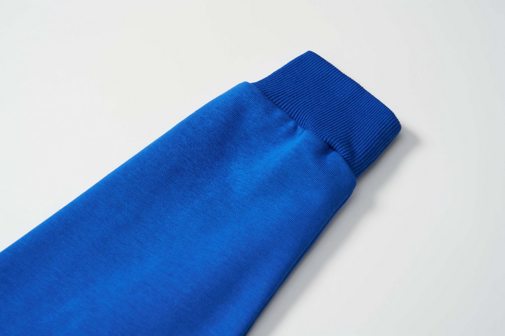 Chlapecká mikina Wolf & Wolfie M2651 s kapucí - modrá