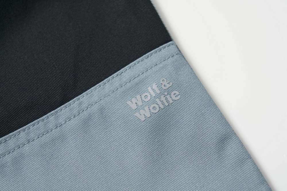 Chlapecké plátěné kalhoty Wolf & Wolfie T2659 šedomodré