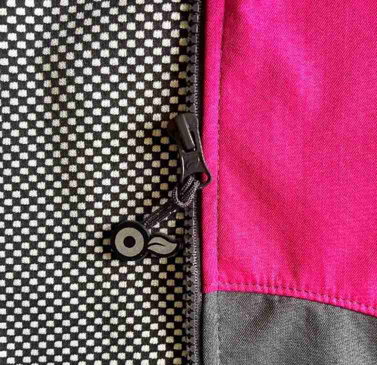 Dívčí softshellová vesta bez fleecu s bambusovým úpletem šedá s růžovou