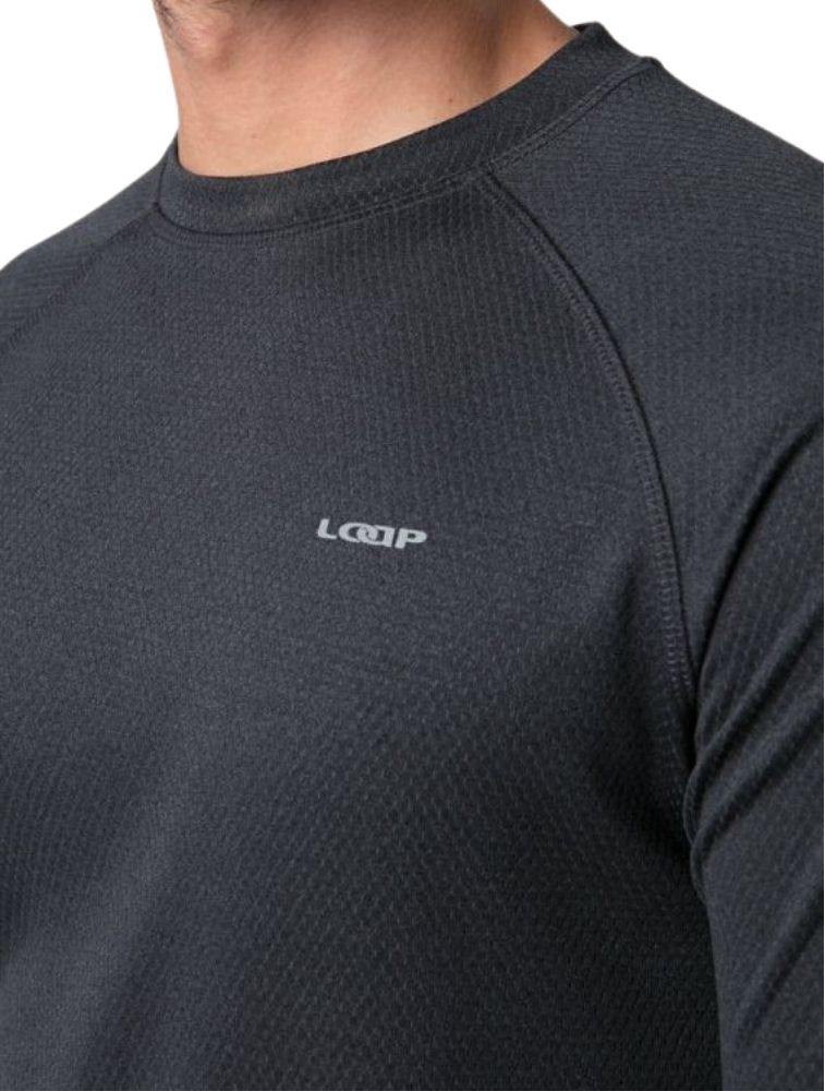 Pánské termotriko Loap Pelle tmavě šedé