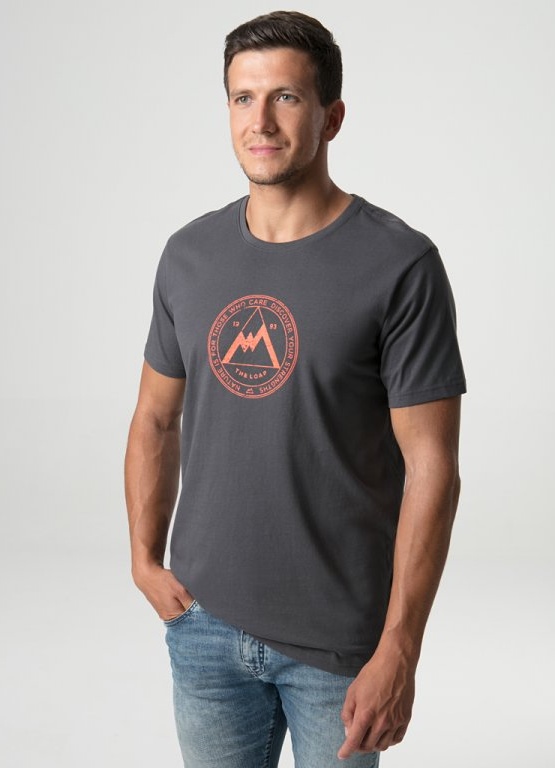 Pánské tričko Loap Beeps šedé