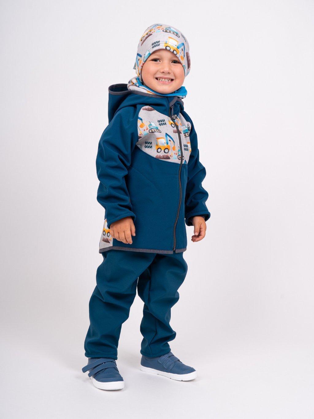 Fleecová čepice Unuo bagry