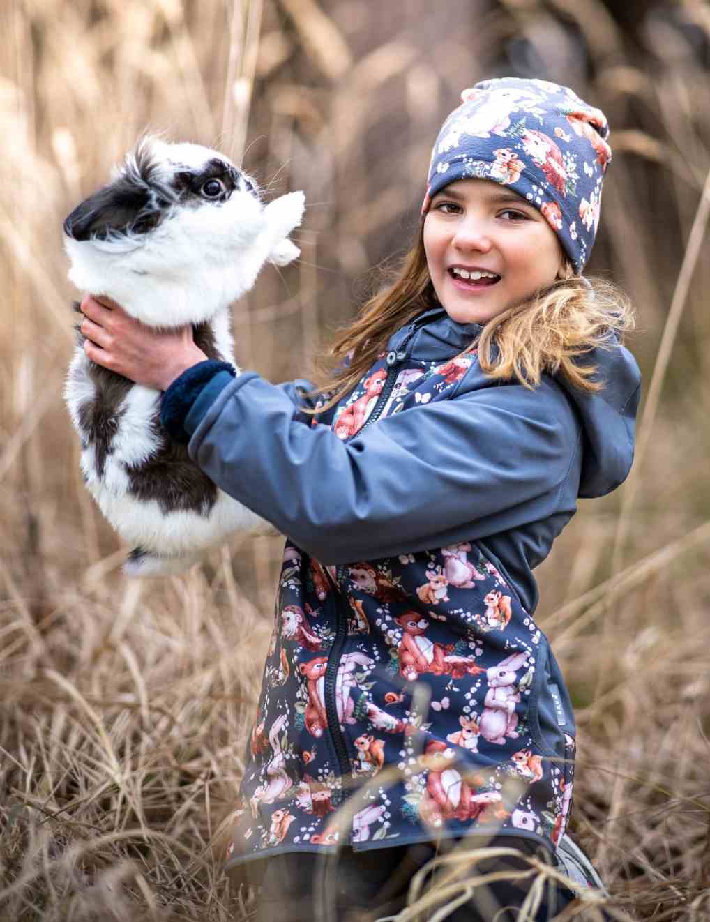 Dětské softshellové kalhoty Unuo s fleecem vel. 110/116 tmavě šedé
