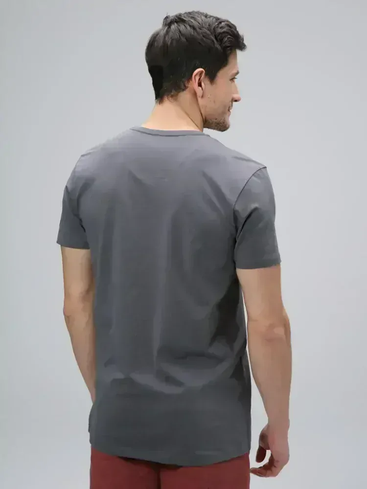 Pánské tričko Loap Albrun tmavě šedé