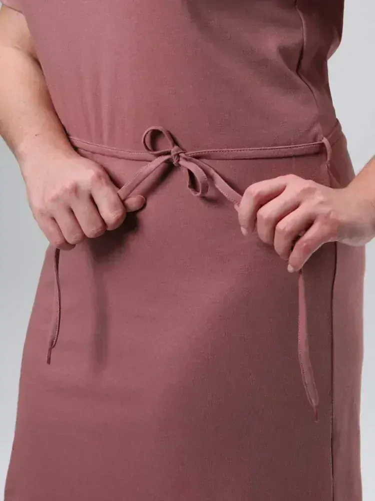 Dámské šaty Loap Abzoka vel. S-XL tmavší odstín fialovohnědý