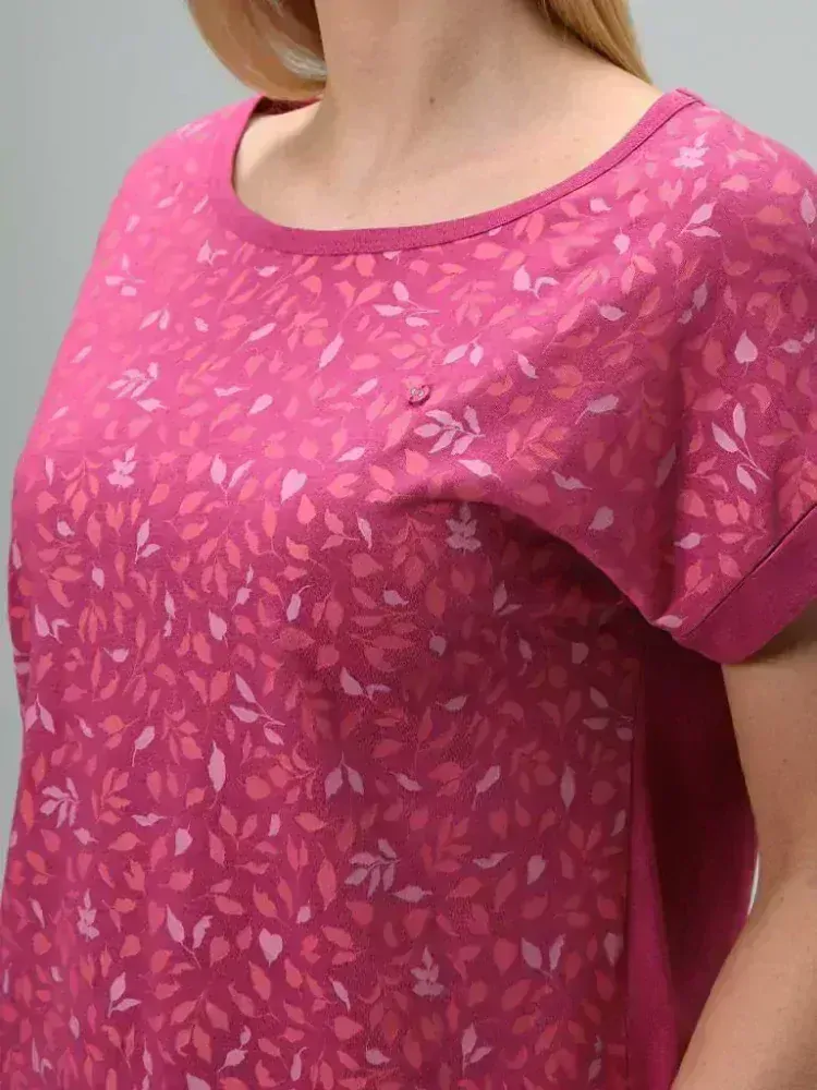 Dámské šaty Loap Aslaris tmavě růžové