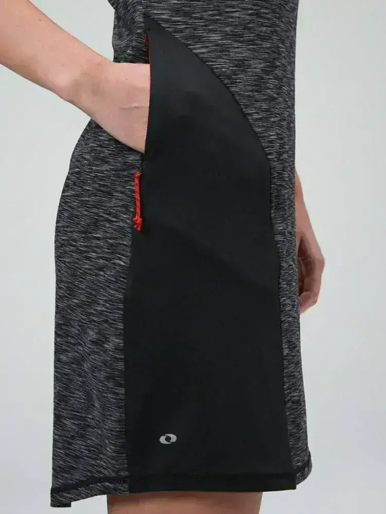 Dámské sportovní šaty Loap Mapsa šedé