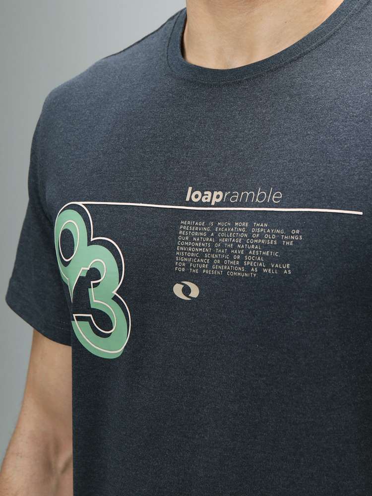 Pánské tričko Loap Besnur šedé