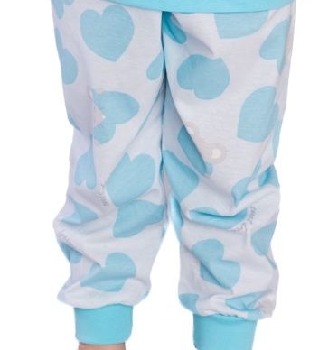 Dívčí pyžamo Betty Mode modré s myškou