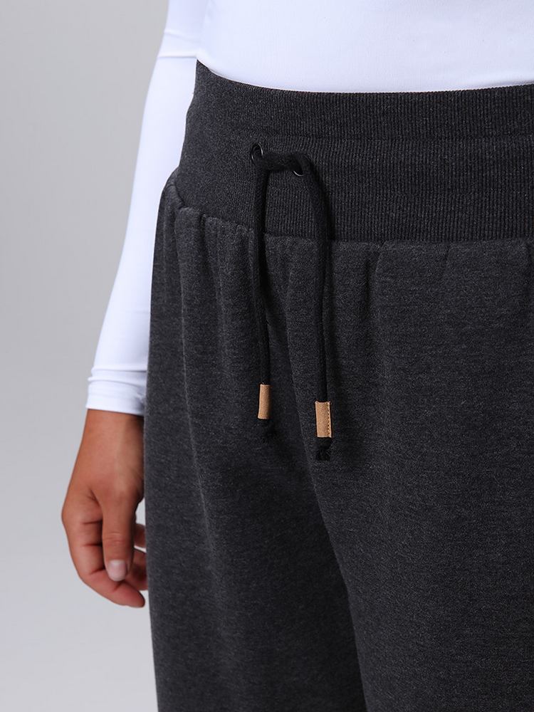 Dámské tepláky Loap Ebdora šedé Extra volný střih