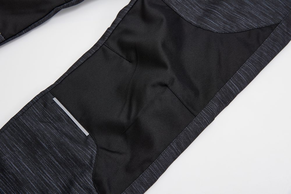 Dětské zimní kalhoty Wolf s fleecem B2470 šedý melír žíhaný PRO HUBEŇOURY