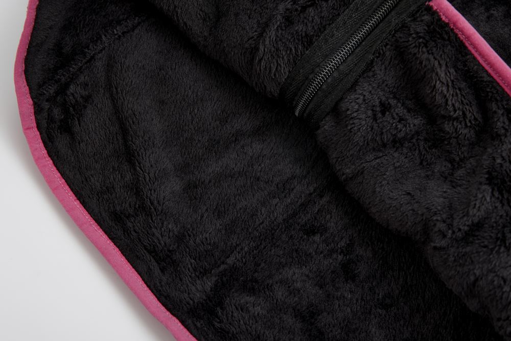 Dívčí mikina Wolf B2450 huňatá černá 