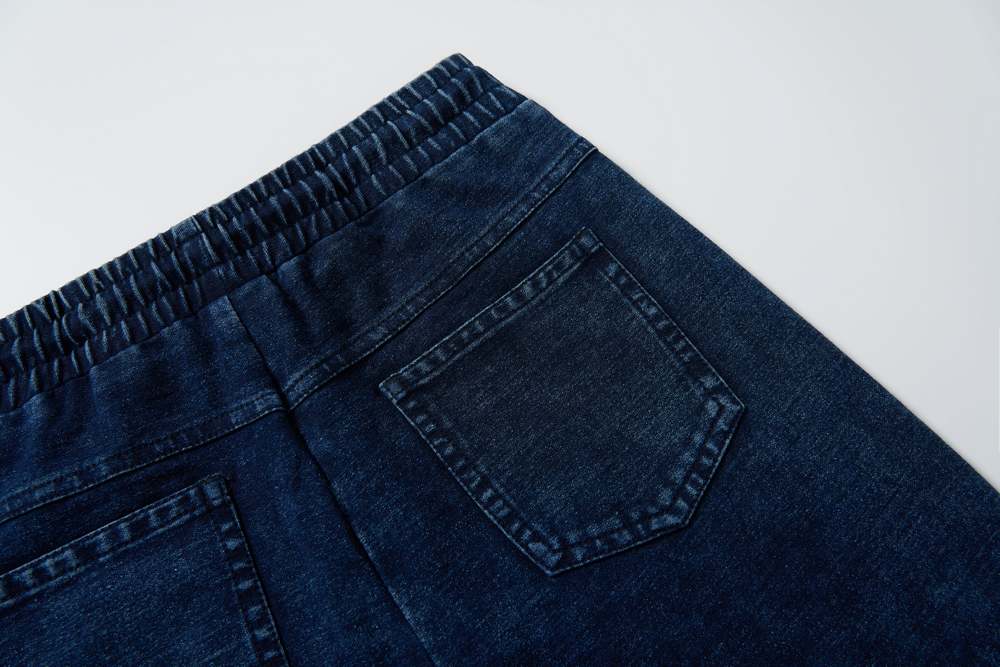 Sportovní kalhoty Wolf T2562B - imitace rifloviny tmavě modré