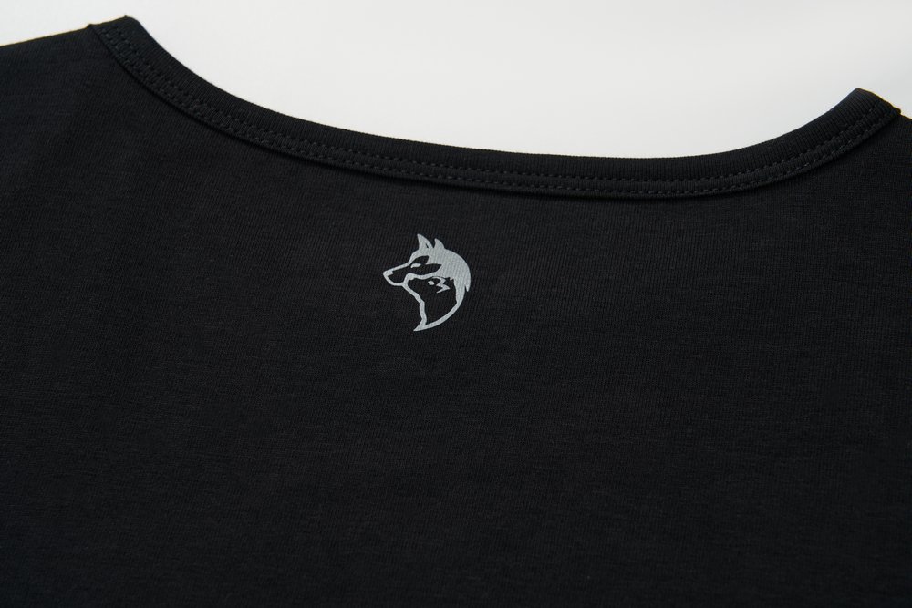 Dívčí triko Wolf & Wolfie S2543B černé