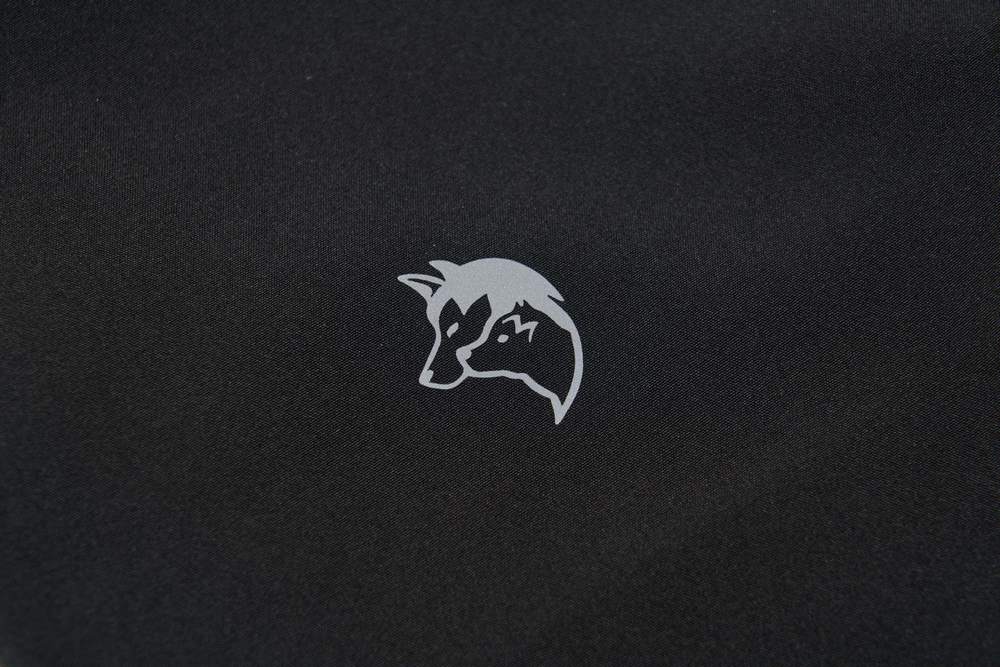 Chlapecké softshellové kalhoty Wolf & Wolfie B2682 (JARNÍ bez fleecu) černé s vlky