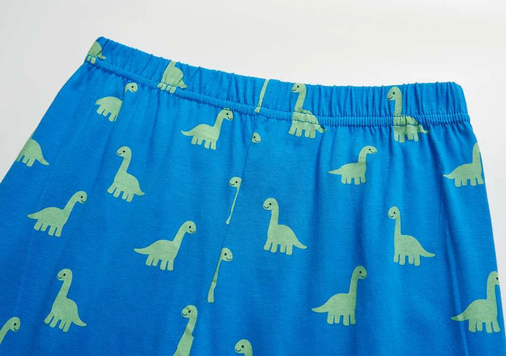Chlapecké pyžamo Wolf & Wolfie S2655 vel. 98-128 modré dino