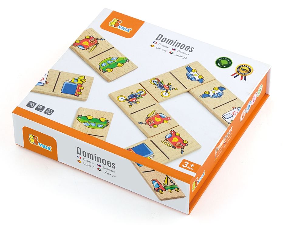 Dřevěné domino - domácí zvířata