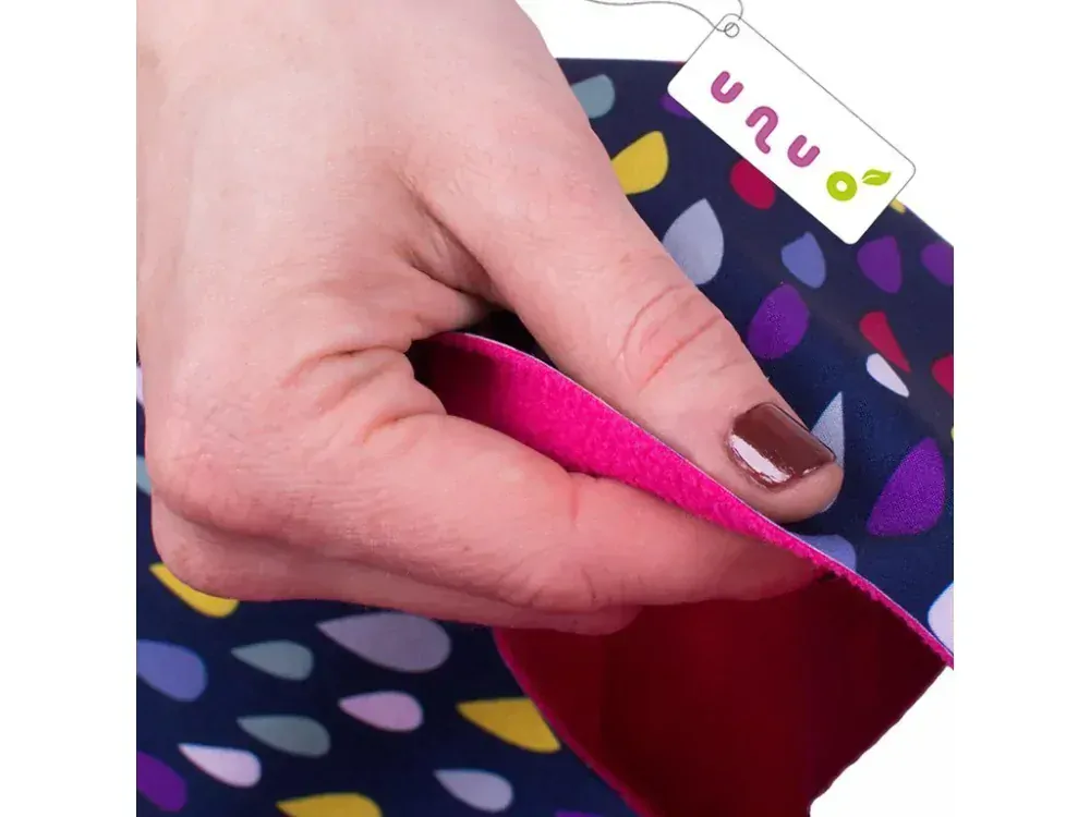 Dívčí softshellová bunda Unuo s fleecem - květinky tmavě růžová