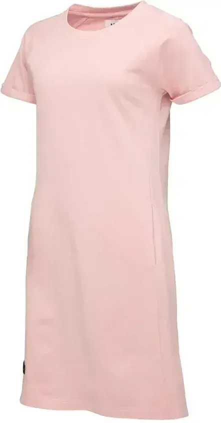 Dámské šaty Loap Denda z teplákoviny růžové