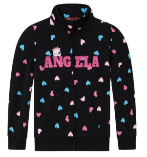 Dívčí mikina Wolf M2455 vel. 98,104,116 černá