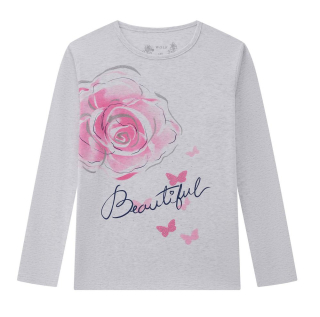 Dívčí triko Wolf S2446 vel. 152 šedé