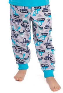 Chlapecké pyžamové kalhoty Betty Mode vel. 92-146 bagry