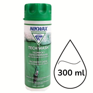 Prací prostředek Nikwax Tech Wash na softshellové a membránové oblečení 300 ml