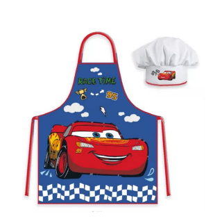 Kuchařská sada - zástěra a kuchařská čepice Cars