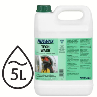 Prací prostředek Nikwax Tech Wash na softshellové a membránové oblečení 5 litrů
