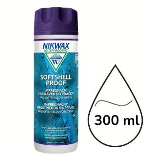 Nikwax Softshell Proof Wash - impregnace do pračky pro softshellové oblečení 300 ml