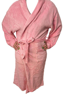 Dámský župan Wolf Z2494 vel. L světle růžový Akční cena  na poslední KUS