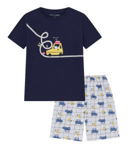 Chlapecké letní pyžamo Wolf S2561 vel. 104-134  tmavě modré