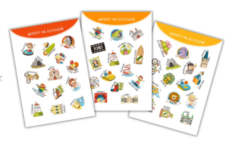 Samolepky Aktivity na dovolené - 3 archy