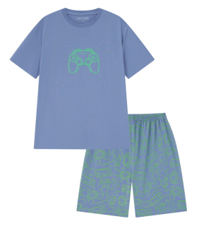 Chlapecké letní pyžamo Wolf S2562 vel. 140-152 modré