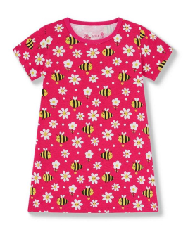 Dívčí noční košile Wolf S2581 vel. 98-128 tmavě růžová