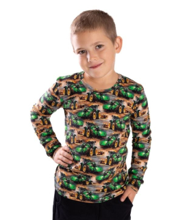 Chlapecké triko Betty mode vel. 92-134 traktor zelený