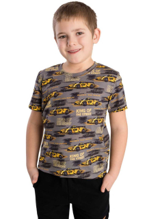 Chlapecké tričko Betty mode vel. 104-140 šedé formule