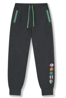 Sportovní chlapecké tepláky Wolf T2577A vel. 104-134  tmavě šedé